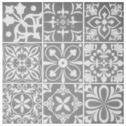 Rosedene Grey Moroccan Self Adhesive Wall Tile -Stanlty Shop 389768 rosedene grey morrocon self adhesive wall tile 3