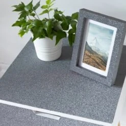 D-C-Fix Self Adhesive Film 67.5cm X 2m - Anthracite Glitter -Stanlty Shop 389900 anthracite glitter wallpaper 67 5cmx2m 2