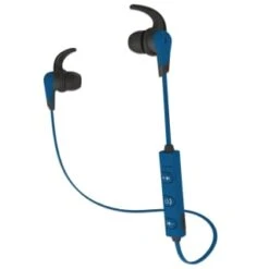 Goodmans Athletic Earphones - Blue -Stanlty Shop 390117 goodmans wireless thletic earphones flexible earhook and mic blue 3