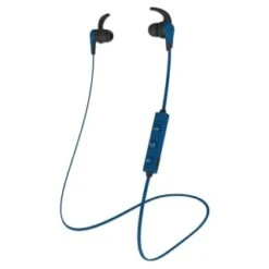 Goodmans Athletic Earphones - Blue -Stanlty Shop 390117 goodmans wireless thletic earphones flexible earhook and mic blue 4