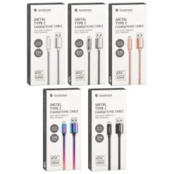 Goodmans USB Type C Metal Charge & Sync Cable - Black 7 Goodmans USB Type C Metal Charge & Sync Cable - Black -Stanlty Shop 390307 goodmans metal type c charge and sync cable 1m main1