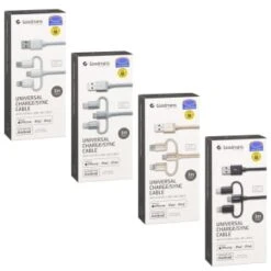 Goodmans 3-in-1 Charging & Sync Cable - Grey 7 Goodmans 3-in-1 Charging & Sync Cable - Grey -Stanlty Shop 390316 goodmans universal charge and sync cable 3m main
