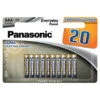 Panasonic AAA Alkaline Batteries 20pk -Stanlty Shop 390412 20pk panasonic aaa alkaline