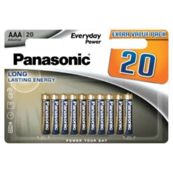 Panasonic AAA Alkaline Batteries 20pk