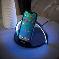 Goodmans 3-in-1 Qi Colour Changing Wireless Charger & Stand