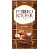 Ferrero Rocher Milk Chocolate Hazelnut Block 90g 1 Ferrero Rocher Milk Chocolate Hazelnut Block 90g -Stanlty Shop 391212 ferrero rocher 90g milk tablet