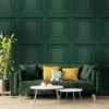 Oliana Green Panel Wallpaper -Stanlty Shop 391280 oliana panel green wallpaper 2