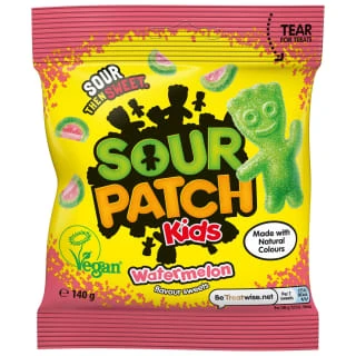 B&M Sour Patch Kids 140g - Watermelon 3 B&M Sour Patch Kids 140g - Watermelon