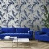 Azzurra Navy & Silver Wallpaper -Stanlty Shop 391872 azzurra navy silver wallpaper 2