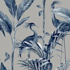 Azzurra Navy & Silver Wallpaper -Stanlty Shop 391872 azzurra navy silver wallpaper