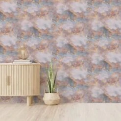 Myriad Marble Wallpaper - Pink