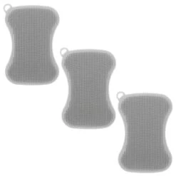 Simply Everyday Silicone Cleaning Pads 3pk -Stanlty Shop 392168 3pk simpy everyday silicone cleaning pads grey 3