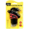 Rolson Short Arm Star Key Set 9pc -Stanlty Shop 392650 rolson 9 piece short arm star key set
