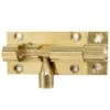 Stanley Brass Door Bolt 50mm 1 Stanley Brass Door Bolt 50mm -Stanlty Shop 392721 stanley 50mm door bolt brass