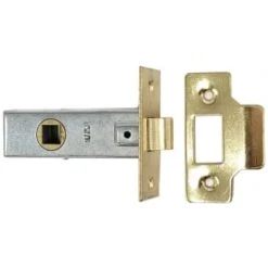Stanley Brass Tubular Latch 64mm