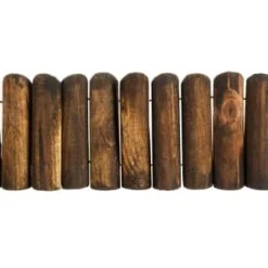 B&M Burntwood Log Roll 120 X 15cm -Stanlty Shop 393200 burntwood log roll 120x15cm 2