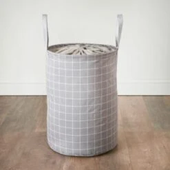 B&M Round Crushable Hamper