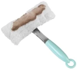 Beldray 2-in-1 Microfibre Shower Squeegee -Stanlty Shop 393911 beldray squeegee and microfibre cleaner 2