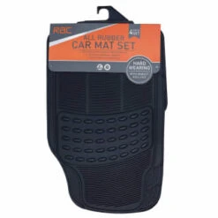 RAC All Rubber Car Mat Set 4pk