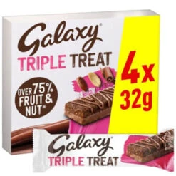 Galaxy Triple Treat 4 X 32g