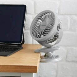 Blaupunkt Cordless Clip-on Fan - Grey -Stanlty Shop 395252 blaupunkt cordless clip on fan grey 3