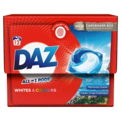 Daz All-in-One Laundry Pods 12W - Whites & Colours