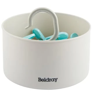 Beldray Ultra-Grip Clothes Pegs With Hanging Basket 24pk 6 Beldray Ultra-Grip Clothes Pegs With Hanging Basket 24pk - Image 4