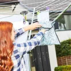 Minky Peg Bag Geo - Grey & White -Stanlty Shop 397032 peg bag geo grey and white 2