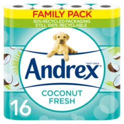 Andrex Coconut Fresh Toilet Tissue 16pk