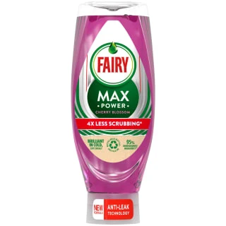 Fairy Max Power Washing Up Liquid 660ml - Cherry 3 Fairy Max Power Washing Up Liquid 660ml - Cherry