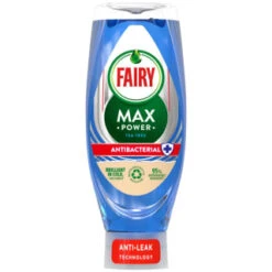 Fairy Max Power Anti Bacterial Washing Up Liquid 640ml - Tea Tree