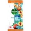 Dettol Anti-Bacterial Multi Purpose Wipes 50pk - Peach Splash -Stanlty Shop 402353 dettol antibacterial multi purpose wipes 50pk mediterranean collection