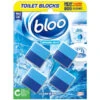 Bloo 2 In 1 Toilet Blocks 4pk - Original Blue -Stanlty Shop 402595 bloo 2 in 1 toilet blocks 4pk original blue
