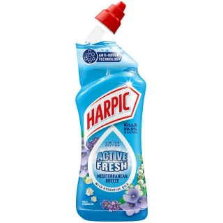 Harpic Active Fresh Toilet Cleaner 750ml - Mediterranean Breeze 3 Harpic Active Fresh Toilet Cleaner 750ml - Mediterranean Breeze